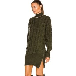 Retrofete Kenna Dress in Olive worn once